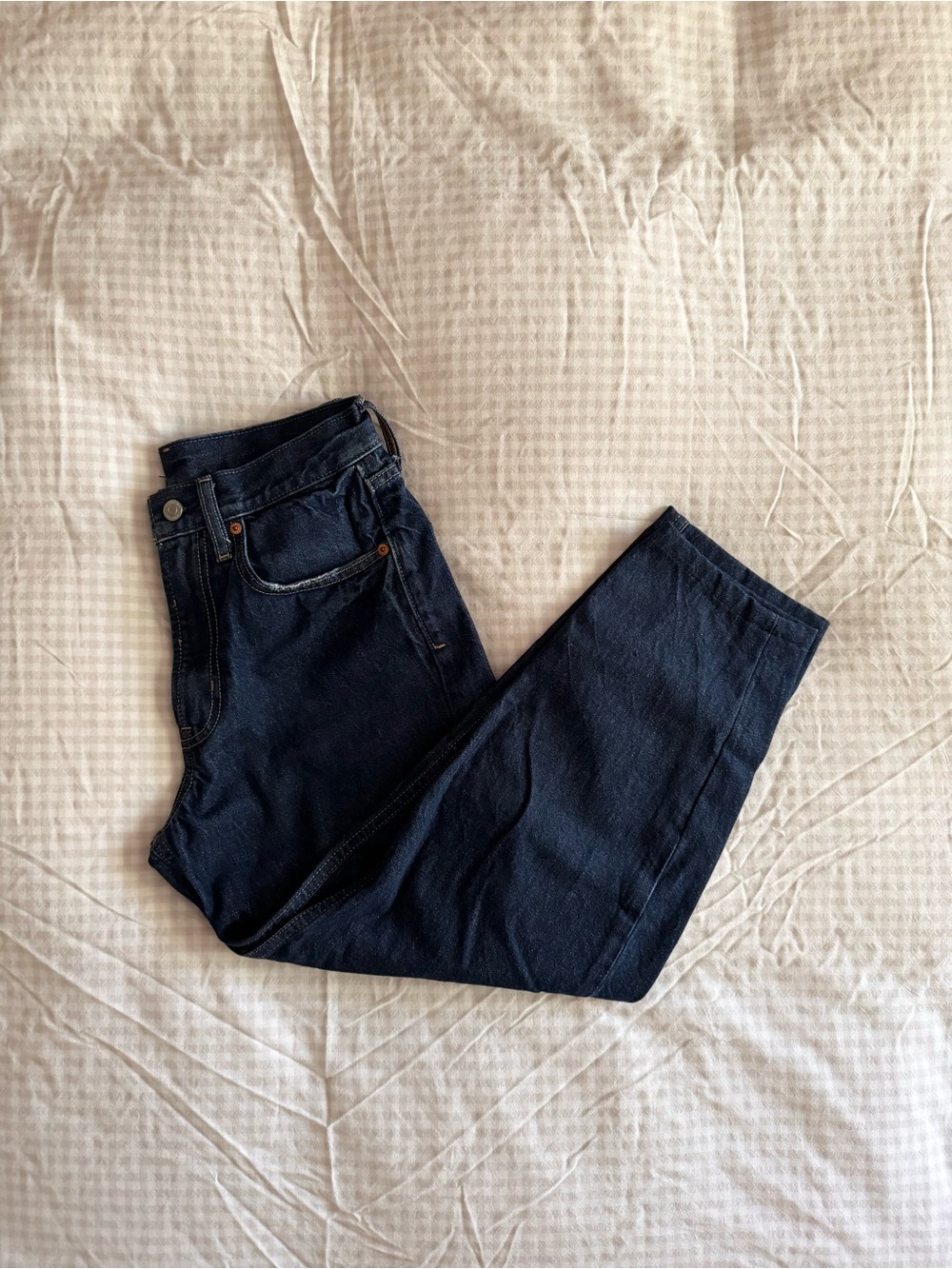 Gap high-rise barrel jean (100% cotton)